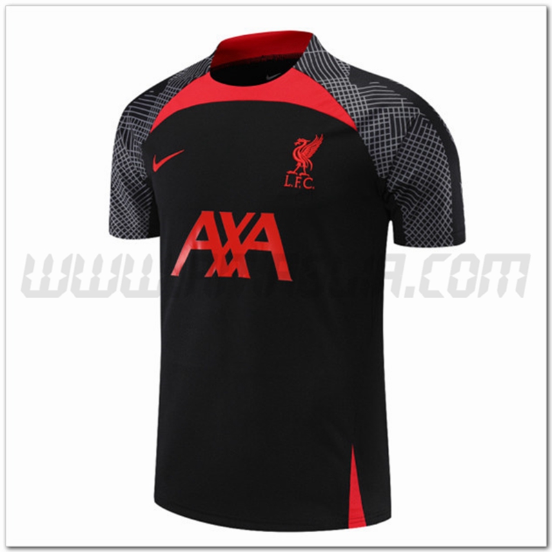 Maglia Allenamento FC Liverpool Nero 2022 2023