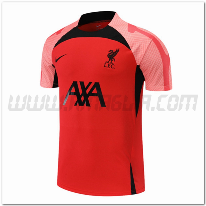 Maglia Allenamento FC Liverpool Rosso/Rosa 2022 2023