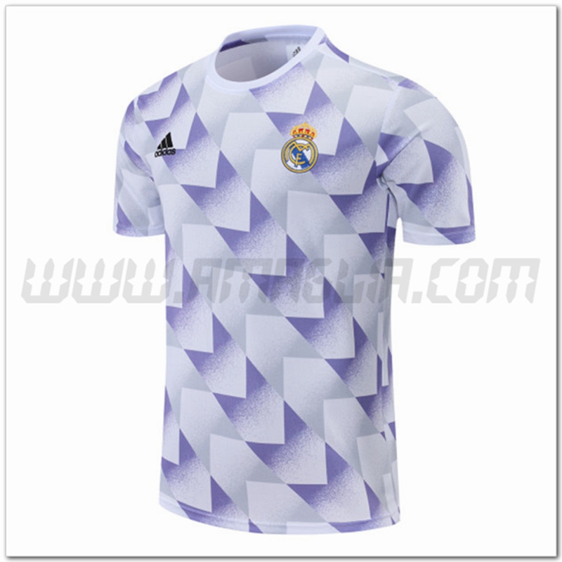 Maglia Allenamento Real Madrid Bianco/Grigio 2022 2023