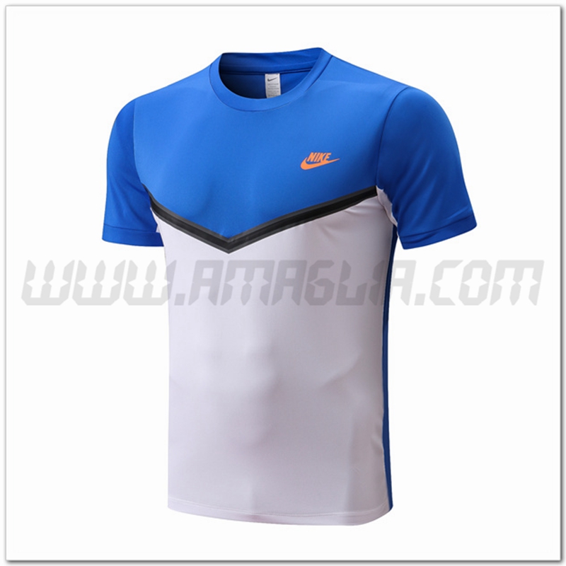 Maglia Allenamento Nike Blu/Bianco 2022 2023