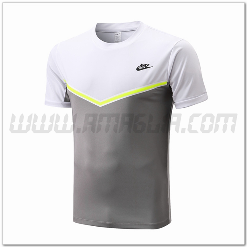 Maglia Allenamento Nike Grigio/Bianco 2022 2023
