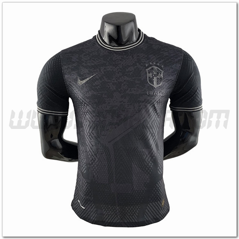 Maglia Squadra Brasile Concetto 2022 2023 Nero