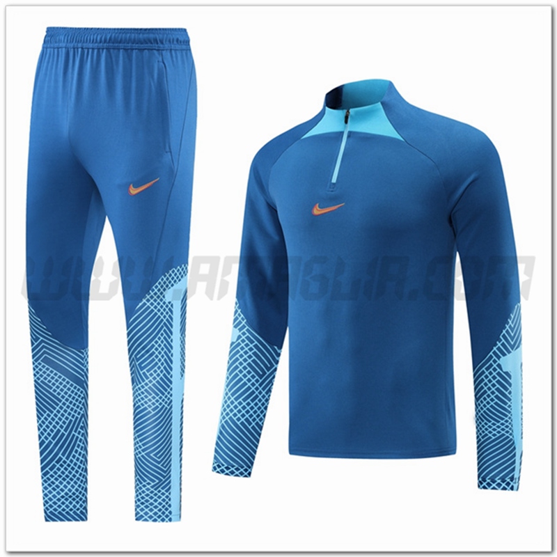 Tuta Allenamento Nike Blu 2022 2023 -02