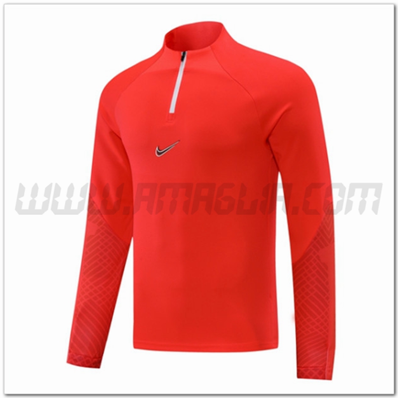 Felpa Allenamento Nike Rosso 2022 2023