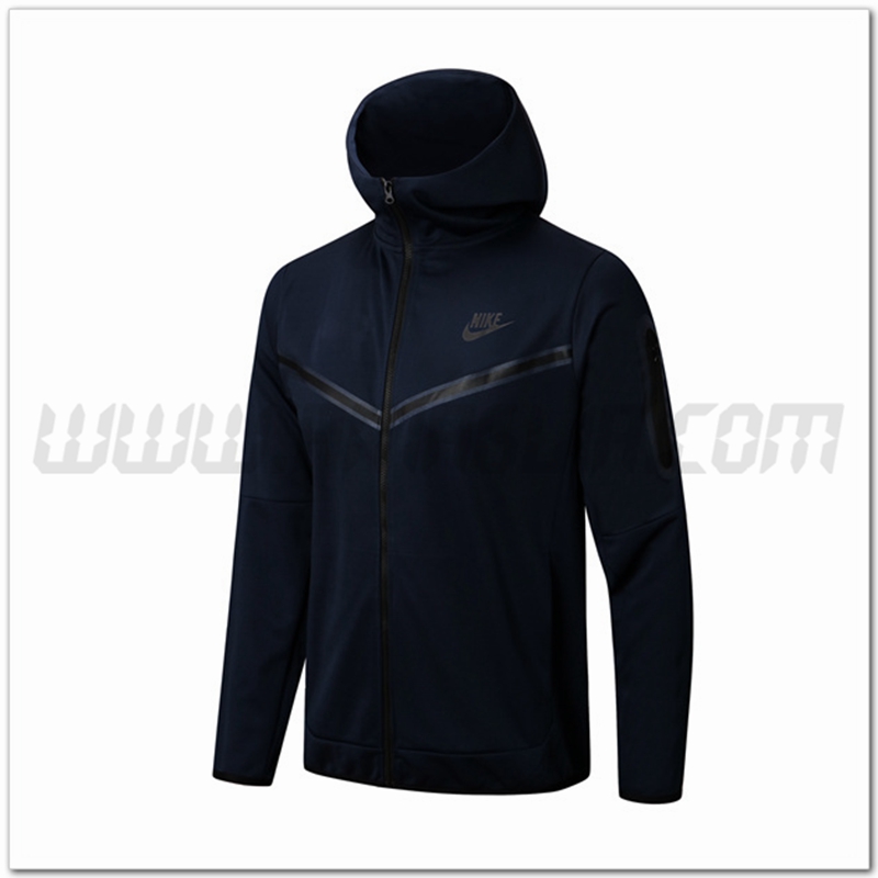 Giacca con Cappuccio Nike Blu Marino 2022 2023
