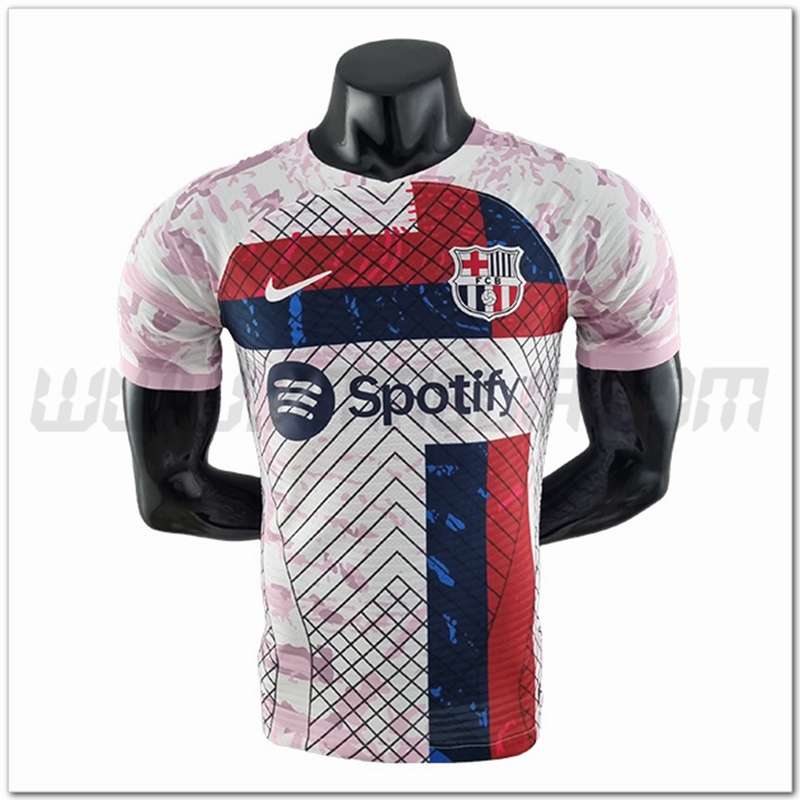 Maglia FC Barcellona Edizione speciale 2022 2023 Rosa mimetico
