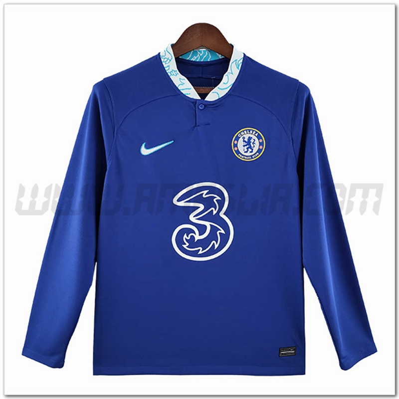 Prima Maglia FC Chelsea Maniche lunghe 2022 2023