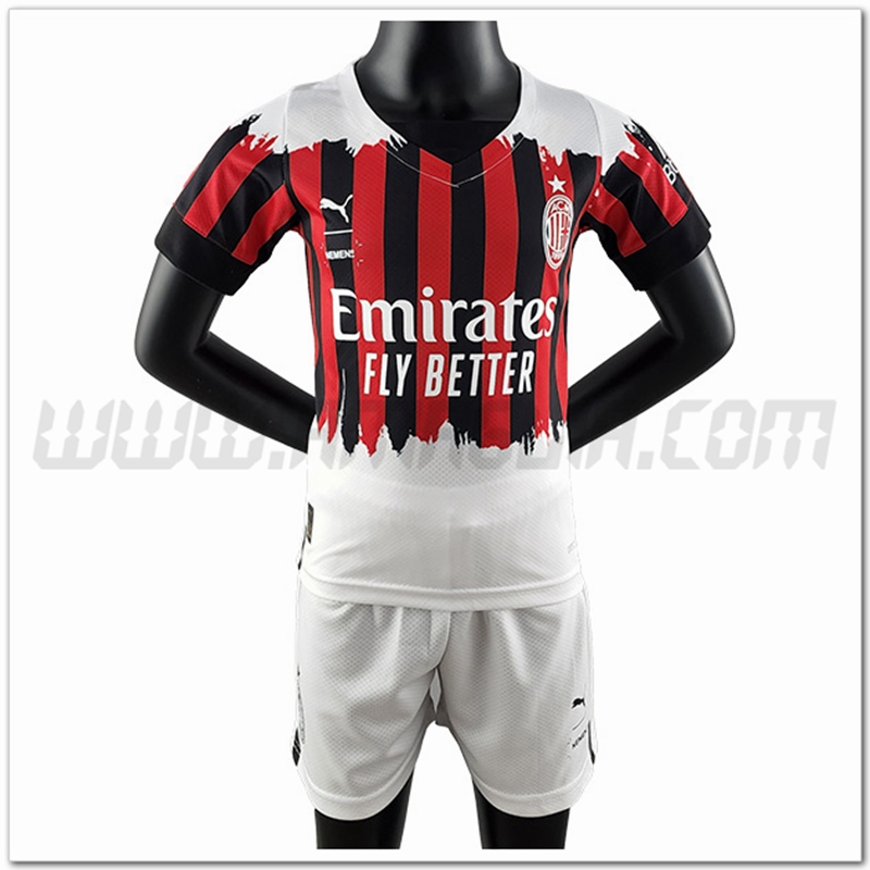 Kit Maglia AC Milan Bambino Il quarto 2022 2023