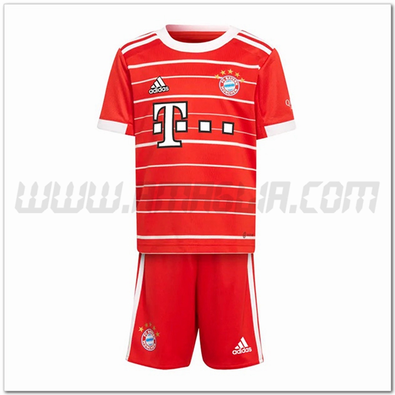 Kit Maglia Bayern Monaco Bambino Prima 2022 2023