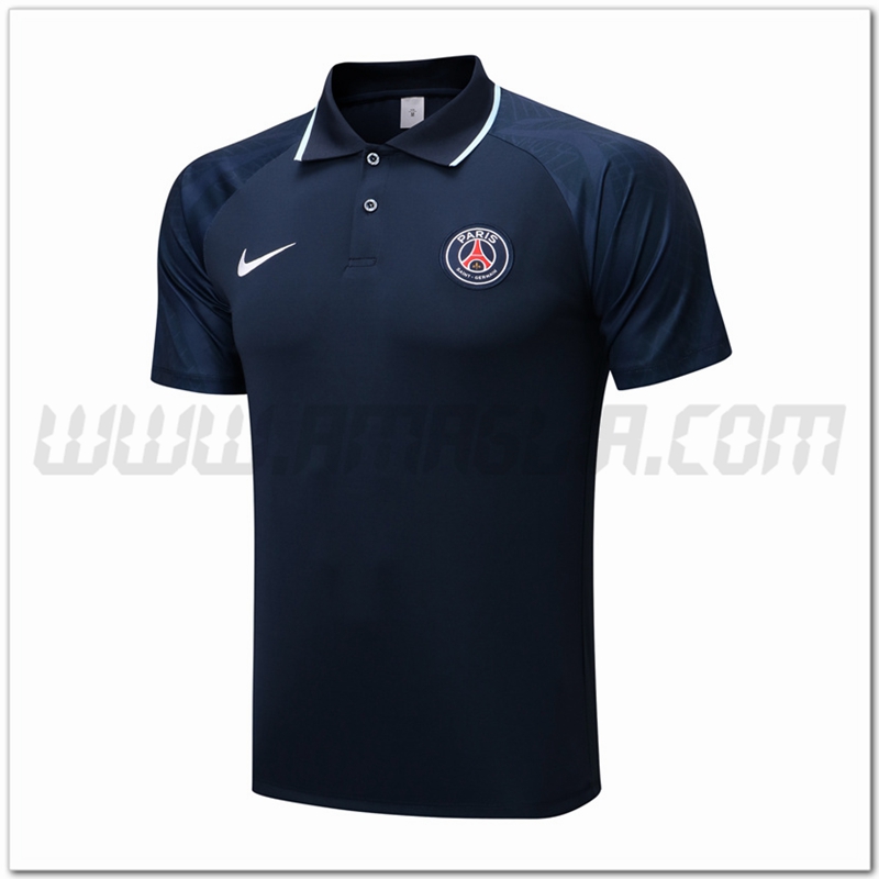 Maglia Polo PSG Blu Marino 2022 2023