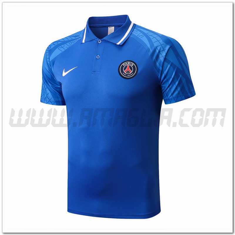 Maglia Polo PSG Blu 2022 2023