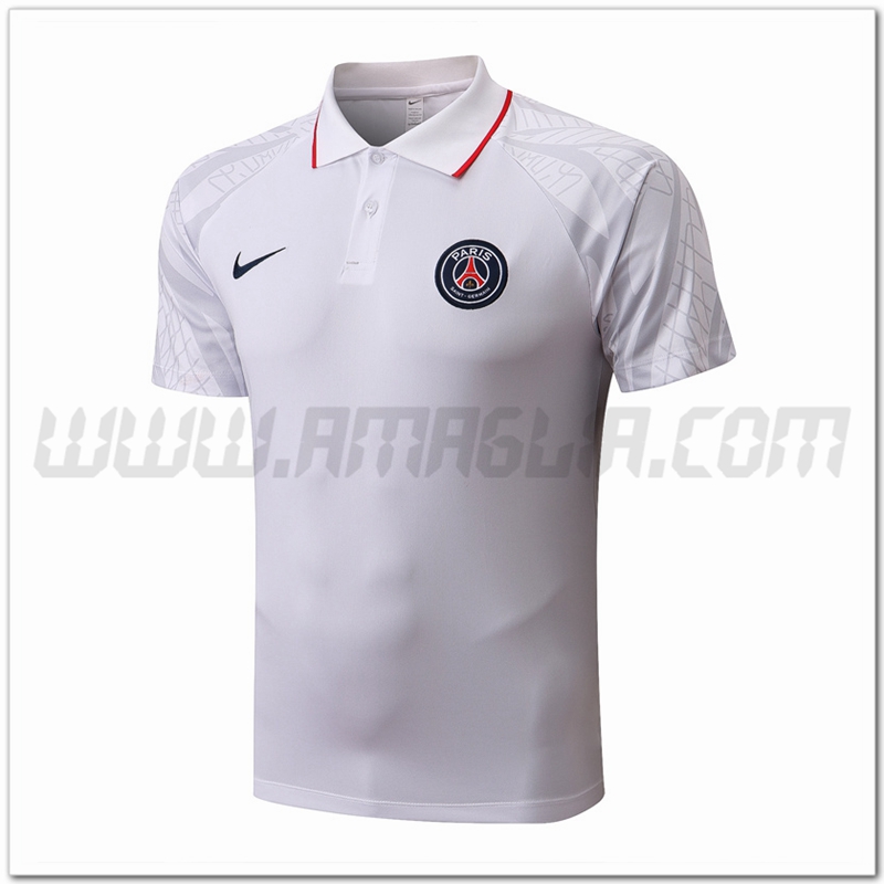 Maglia Polo PSG Bianco 2022 2023
