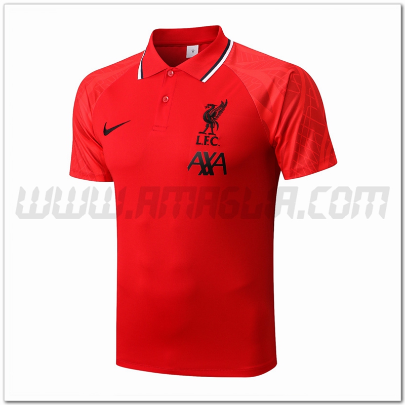 Maglia Polo FC Liverpool Rosso 2022 2023