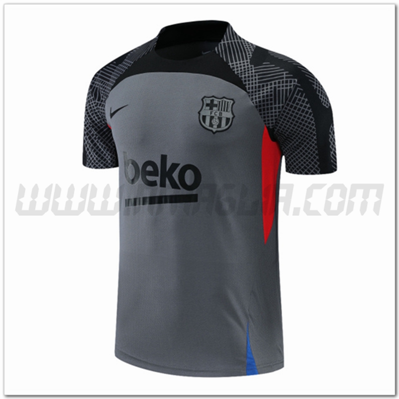 Maglia Allenamento FC Barcellona Grigio 2022 2023
