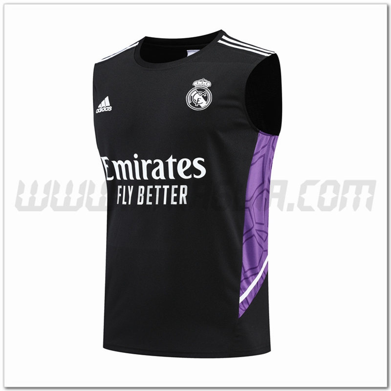 Canotta da Allenamento Real Madrid Nero 2022 2023