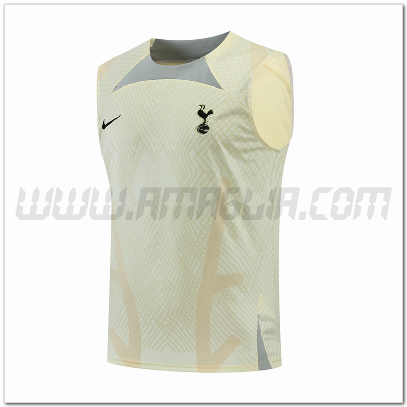 Canotta da Allenamento Tottenham Hotspur Giallo 2022 2023