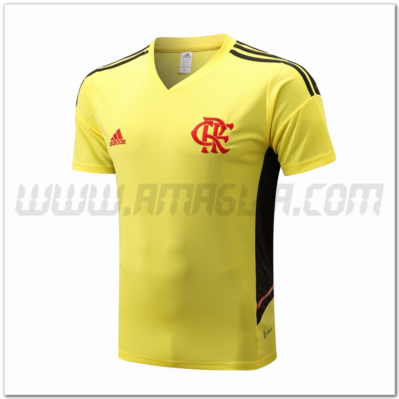 Maglia Allenamento Flamengo Giallo 2022 2023