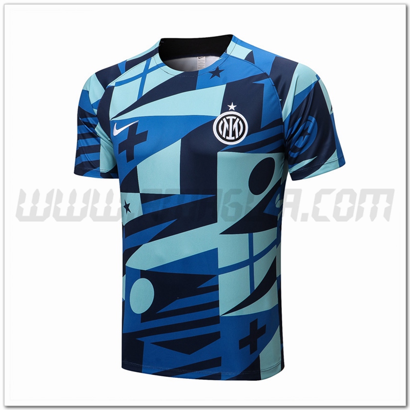 Maglia Allenamento Inter Milan Blu/Verde 2022 2023
