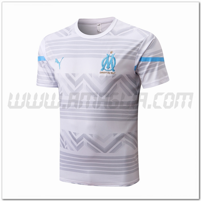 Maglia Allenamento Marsiglia OM Bianco 2022 2023