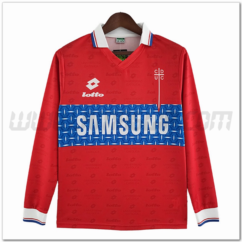 Terza Maglia Deportivo Maniche lunghe Retro 1996