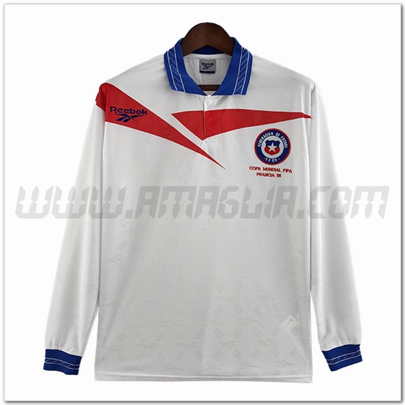 Seconda Maglia Chile Maniche lunghe Retro 1998