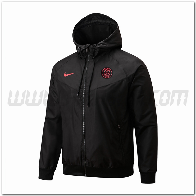 Giacca a vento PSG Nero 2022 2023