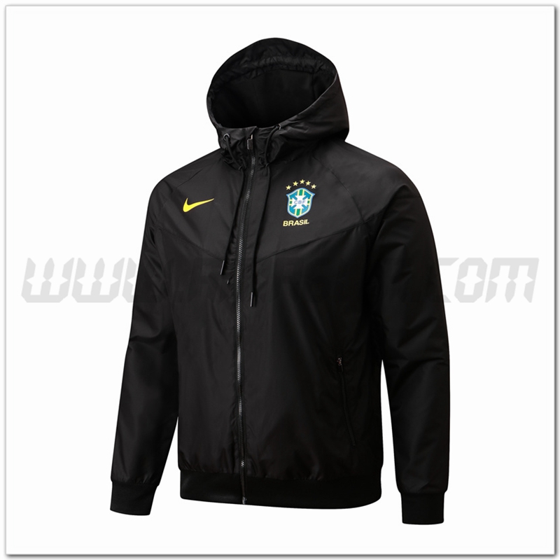 Giacca a vento Brasile Nero 2022 2023