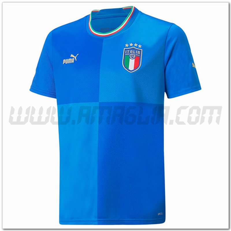 Nuovo Maglia Squadra Italia Prima 2022 2023 Blu