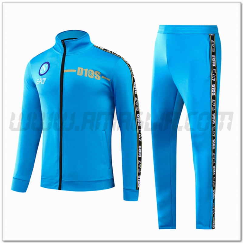 Tuta Giacca Allenamento SSC Napoli Blu 2022 2023