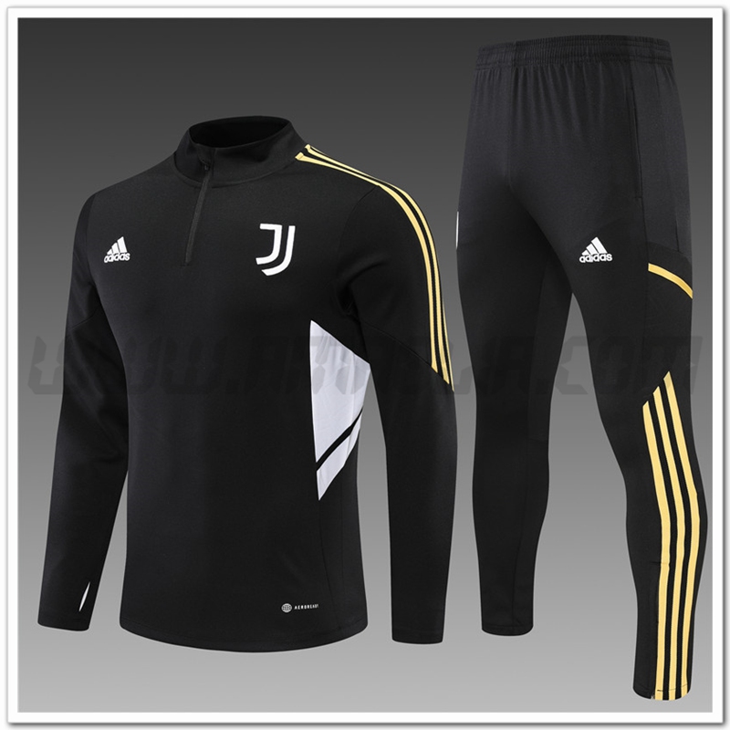 Tuta Allenamento Juventus Bambino Nero 2022 2023
