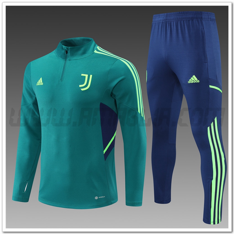 Tuta Allenamento Juventus Bambino Verde 202223 Scontate Thailandia