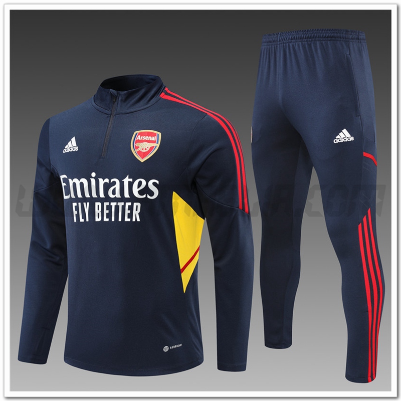 Tuta Allenamento Arsenal Bambino Blu Marino 2022 2023