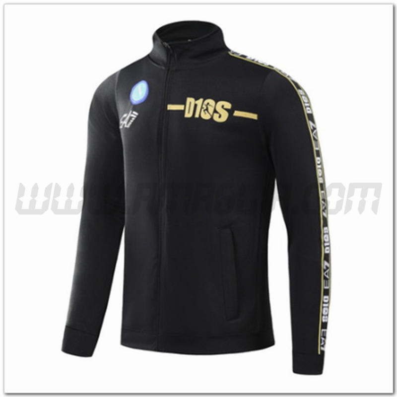 Giacca Calcio SSC Napoli Nero 2022 2023
