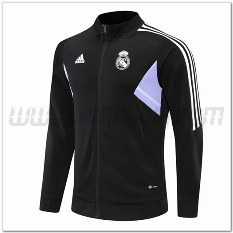 Giacca Calcio Real Madrid Nero 2022 2023