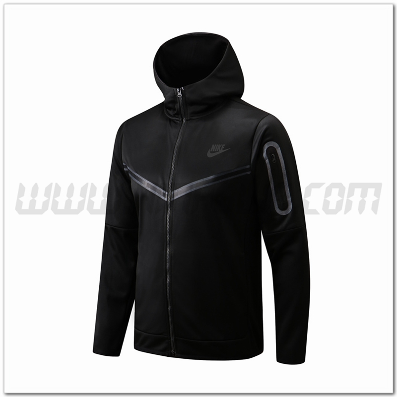 Giacca con Cappuccio Nike Nero 2022 2023