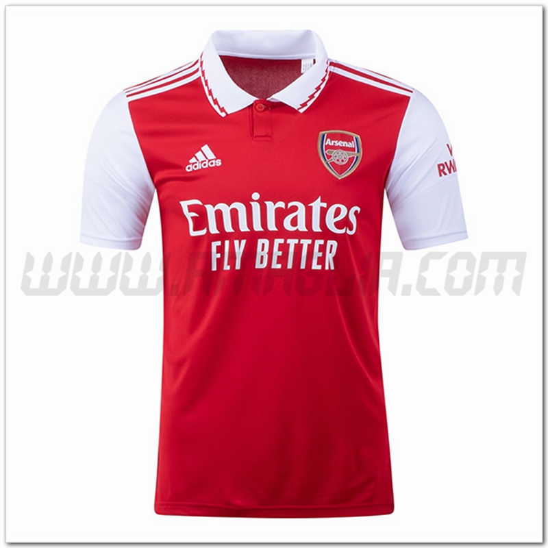 Nuovo Arsenal Prima Maglia 2022 2023 Rosso Bianco