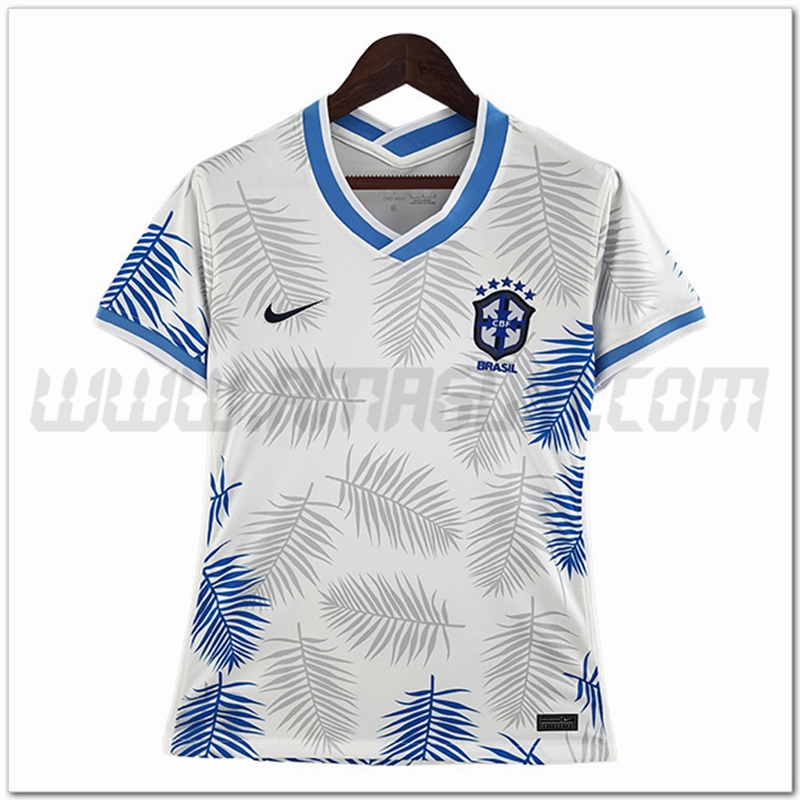 Maglia Brasile Donne Classic 2022 2023 Bianco