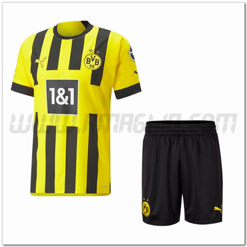 Kit Maglia Dortmund BVB Prima + Pantaloncini 2022 2023