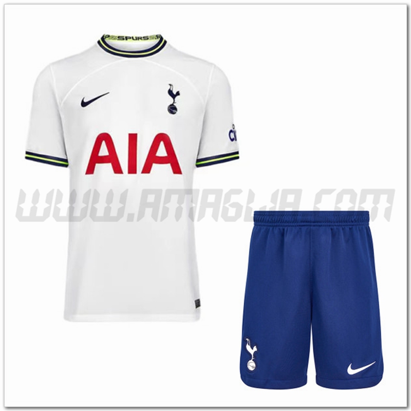 Kit Maglia Tottenham Hotspurs Prima + Pantaloncini 2022 2023