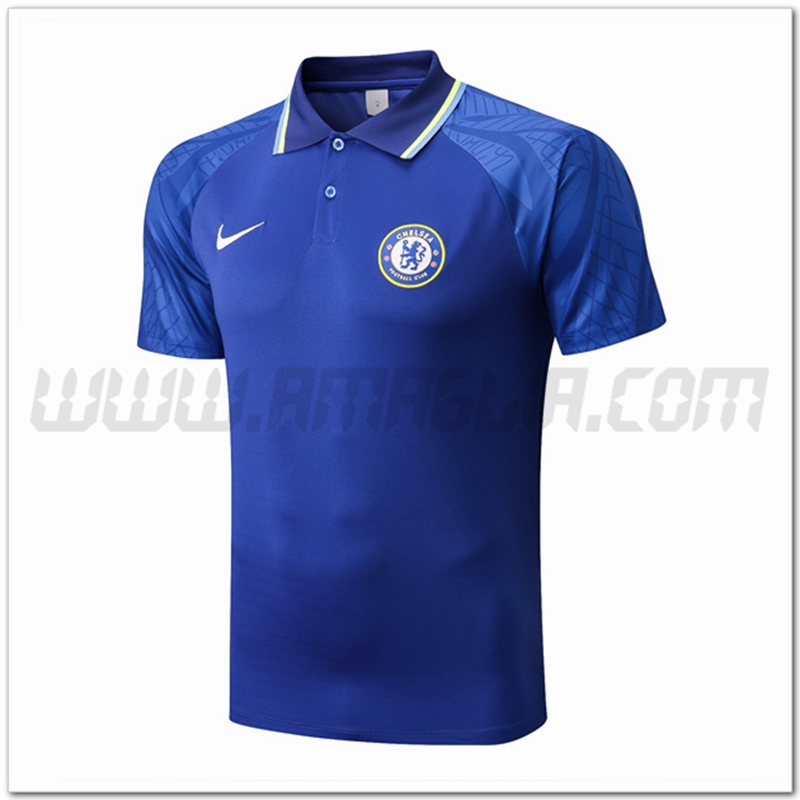 Maglia Polo FC Chelsea Blu 2022 2023