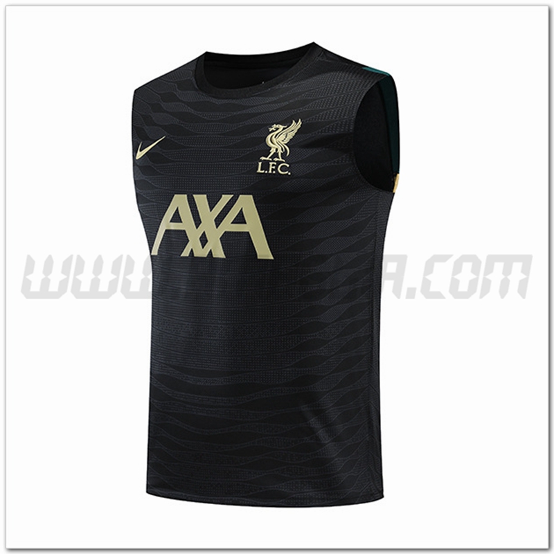 Canotta da Allenamento FC Liverpool Nero 2022 2023