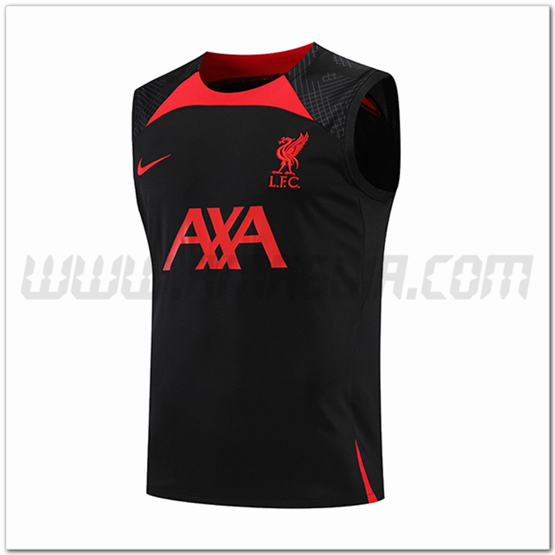 Canotta da Allenamento FC Liverpool Rosso/Nero 2022 2023