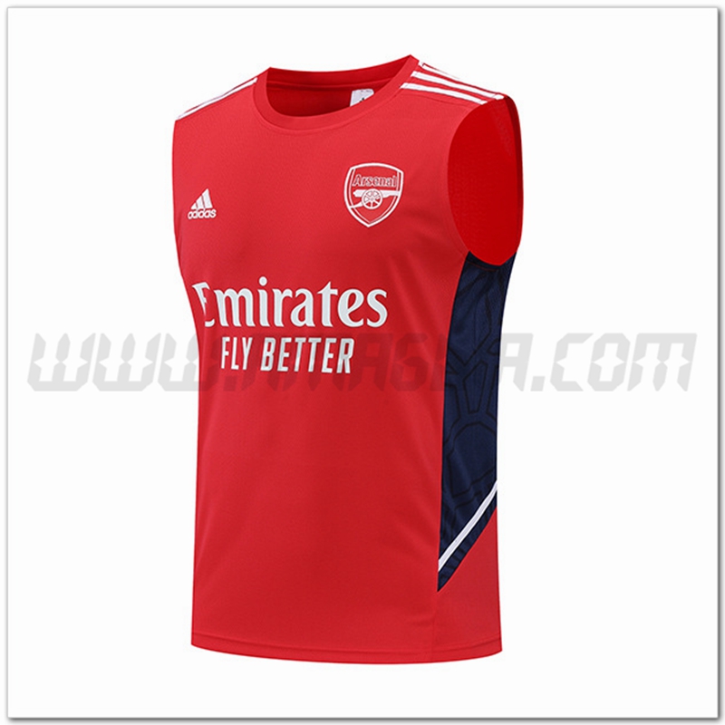 Canotta da Allenamento Arsenal Rosso 2022 2023