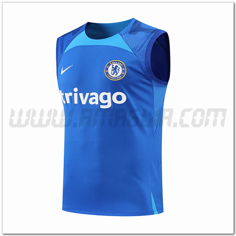 Canotta da Allenamento FC Chelsea Blu 2022 2023
