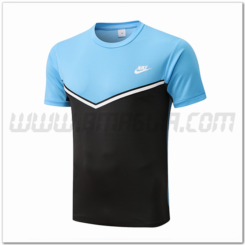 Maglia Allenamento Nike Nero/Blu 2022 2023