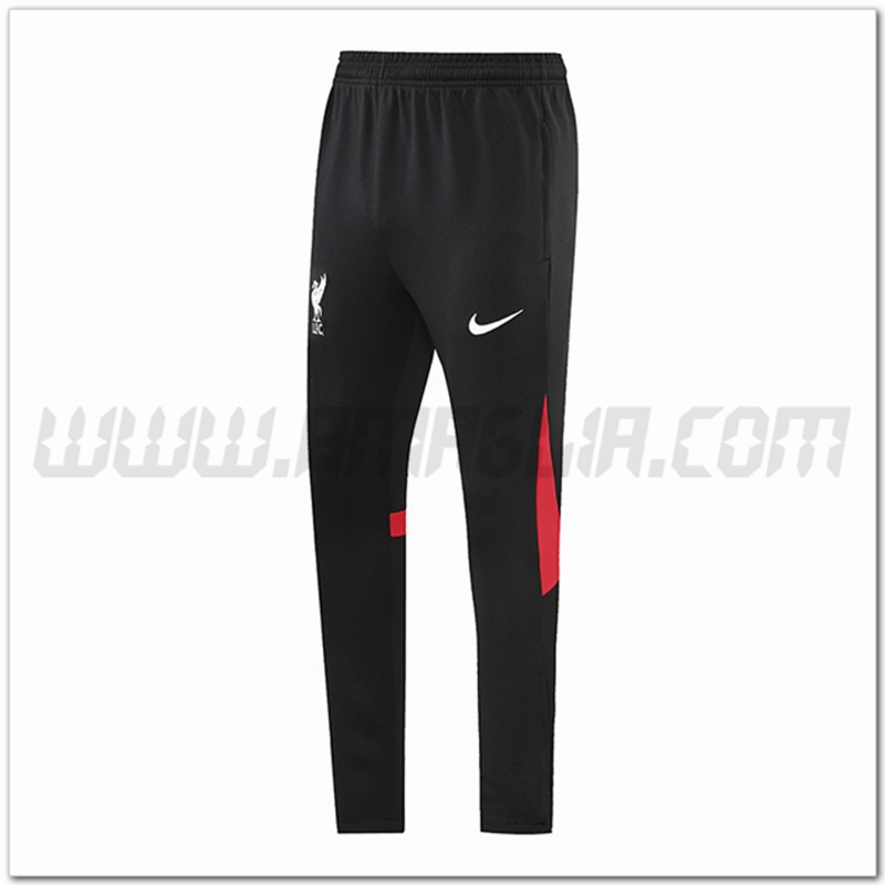 Pantaloni Allenamento FC Liverpool Nero/Rosso 2022 2023
