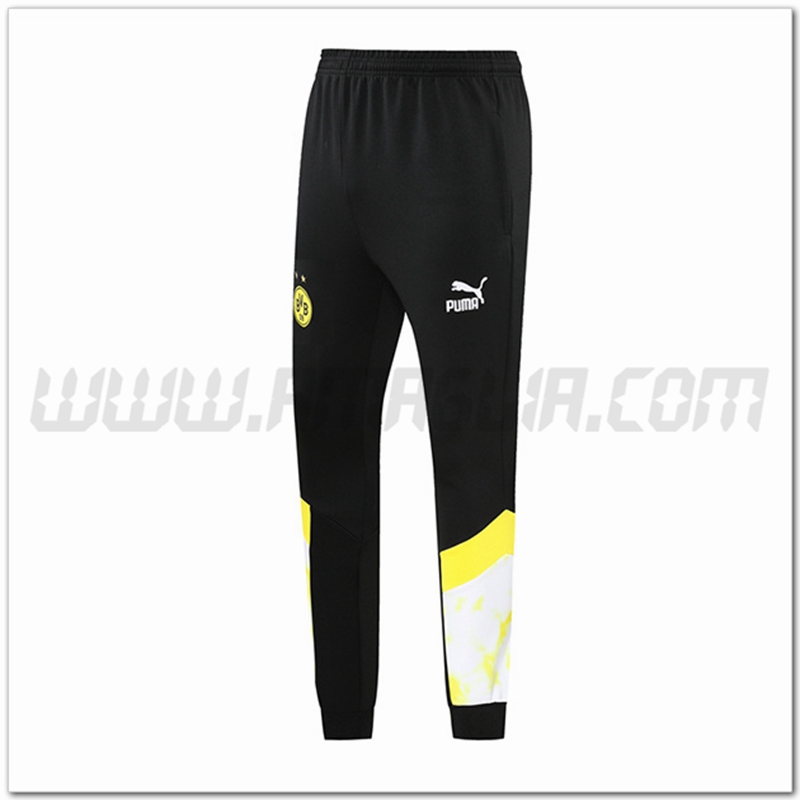 Pantaloni Allenamento Dortmund Nero/Bianco 2022 2023