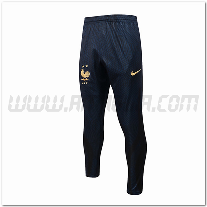Pantaloni Allenamento Francia Blu Marino 2022 2023