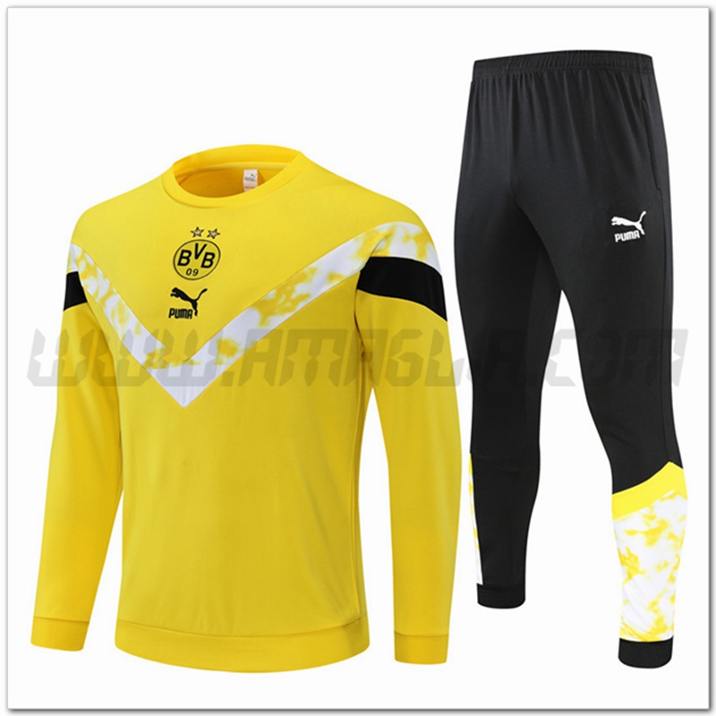 Tuta Allenamento Dortmund BVB Giallo/Bianco 2022 2023