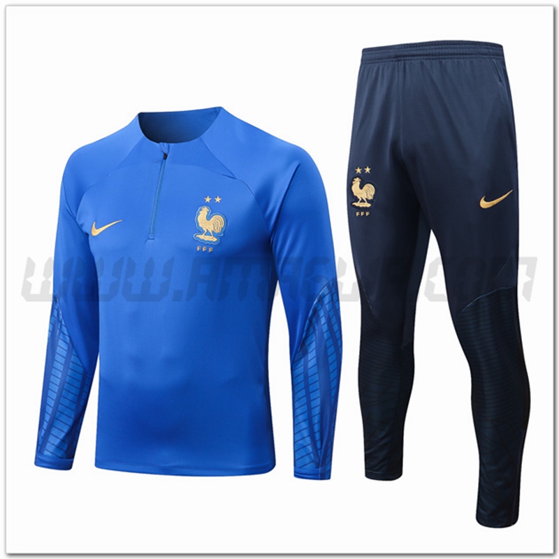Tuta Allenamento Francia Blu 2022 2023